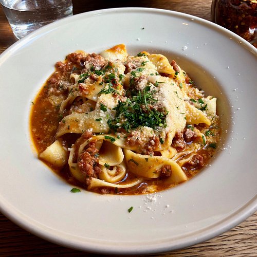 Frankies 457 Spuntino signature dishes Chicken Vodka Parmesan
Mezze Rigatoni With Vodka Sauce
House-Made Ricotta Cavatelli with Hot Sausage & Browned Sage Butter